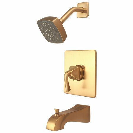 PIONEER Single Handle Tub and Shower Trim Set in PVD Brushed Gold T-4PR110-BG